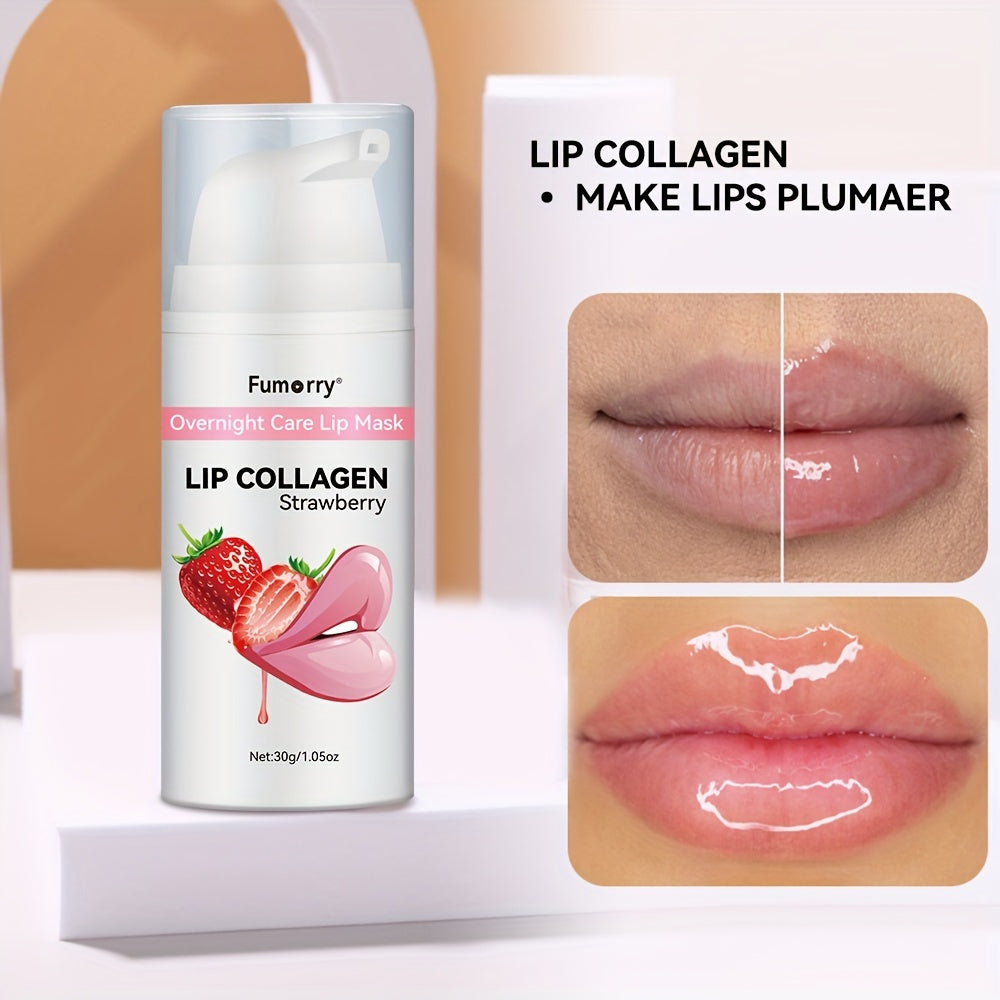 Lip Collagen - Large Capacity of, a Nighttime Lip Mask Designed to Moisturize And Nourish The Skin of The Lips, Addressing Dark Lips And Making Them Fuller