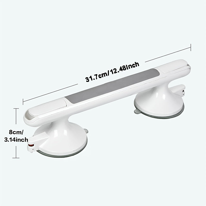 Safety Handrails Designed for Seniors, Requiring No Drilling, Featuring Non-Slip Suction for Easy Installation. Ideal for Tiles, Glass, And Hard Plastic Surfaces, Perfect for Use in Bathrooms, Restrooms, Living Areas, And Ki