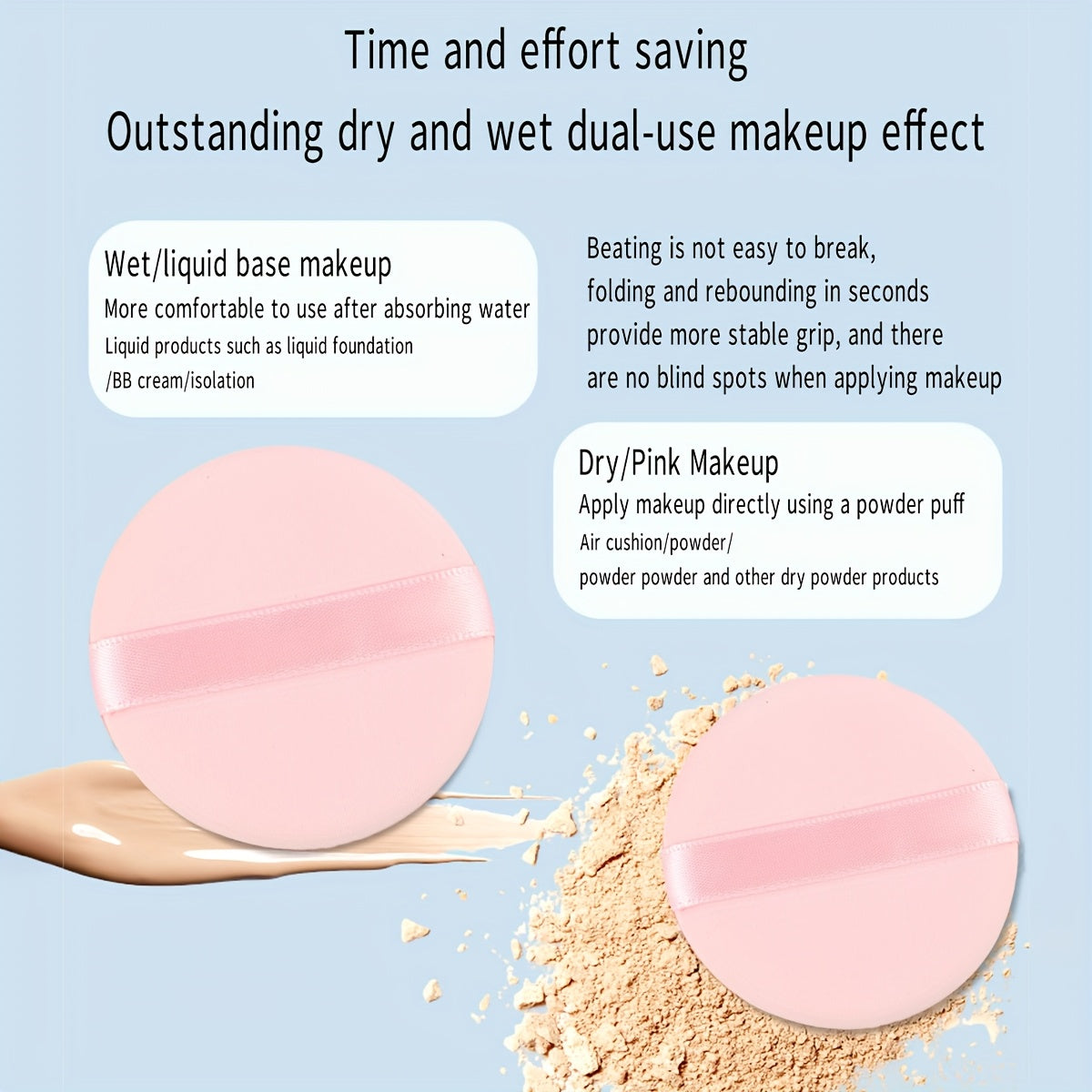 21-40PCS Set Popular Choice of pink makeup kit, the set includes a multi-size soft brush, a variety of makeup eggs, a portable large-capacity travel makeup bag, and a full set of pink Internet celebrity makeup brushes