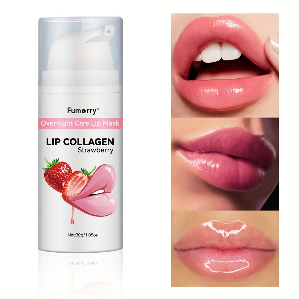 Lip Collagen - Large Capacity of, a Nighttime Lip Mask Designed to Moisturize And Nourish The Skin of The Lips, Addressing Dark Lips And Making Them Fuller
