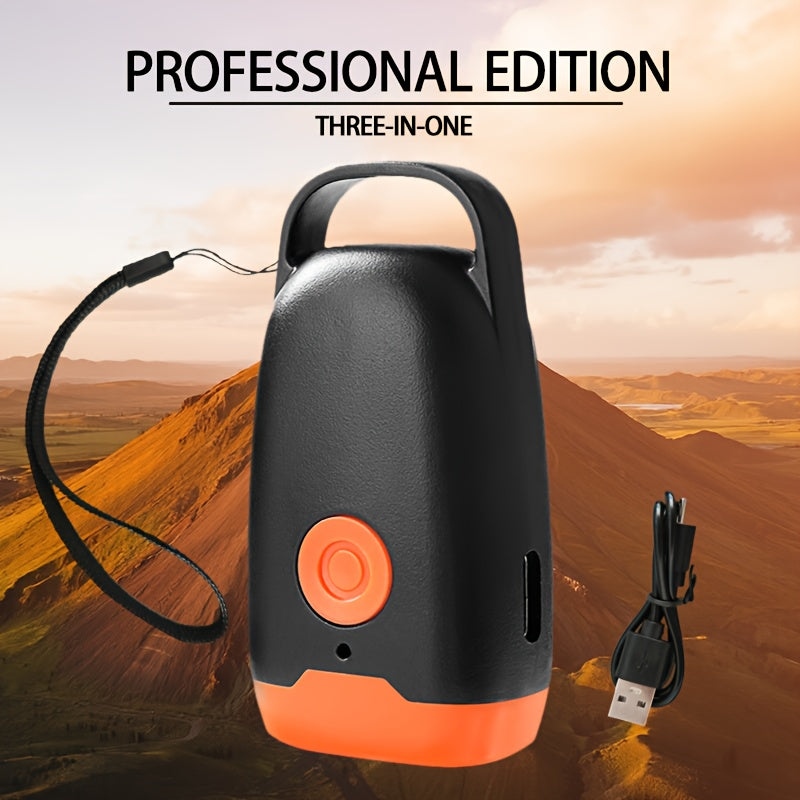 Soundwave technology Dog Repellent Device - Bark & Aggressive Dog Alarm with One-Touch Operation, Portable Bark Control for Personal Safety, for Humans & Pets, Charging Indicator, Works Against All Breeds (-)