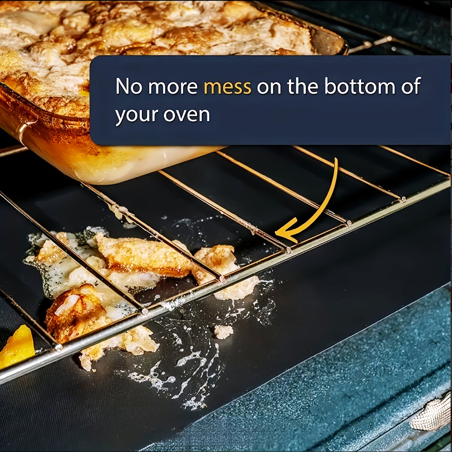 2 PCS Set Non-Stick Oven Liners Made of Teflon, Measuring 15.75 by 32.99 cm, Reusable And Durable, Suitable for Electric, Gas, Microwave, Toaster Ovens, Grills, And Baking - Essential Kitchen Cleaning Tools
