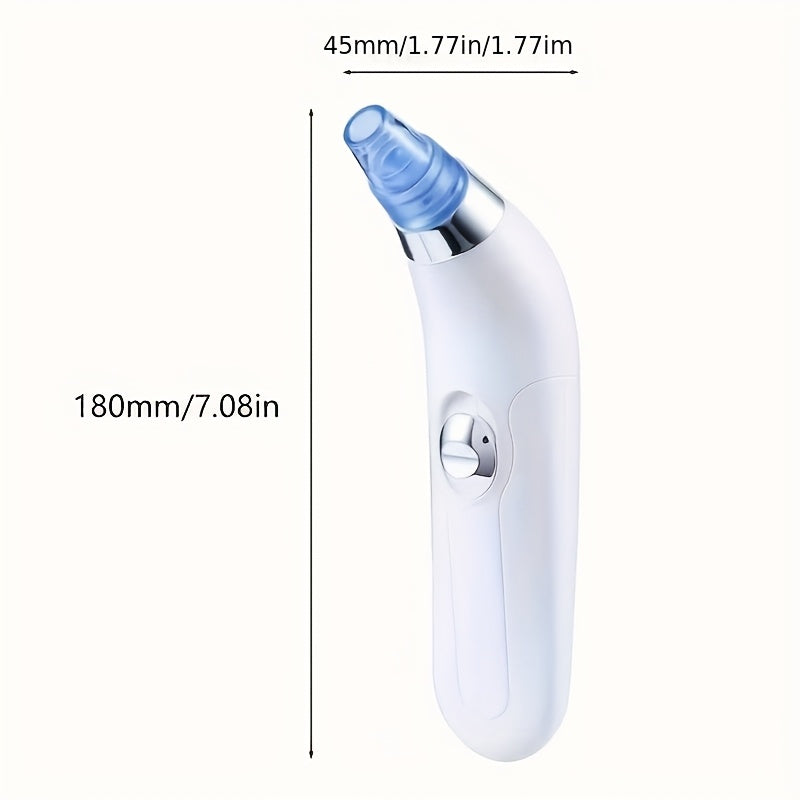 4-in-1 Set Electronic Multifunctional Portable Electric Exfoliator, Facial Pore Acne Cleansing Device for Gentle and Safe Exfoliation and Oil Removal, Gift for Friends, Men and Women