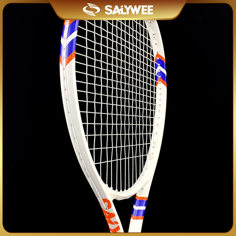 NEW POWER 2.0 Carbon Fiber Tennis Racket, 50-60lbs, 310±10g, Professional-Grade for Advanced Players, Unisex-Adult, Shock Absorbers Included, Sports Accessories