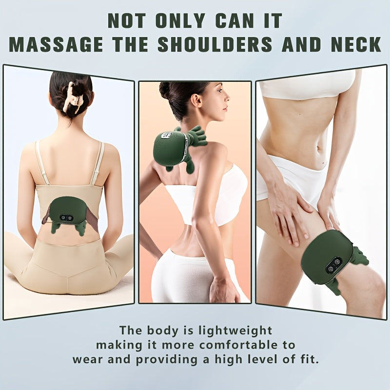 Multi-functional Shoulder And Neck Massager, Full-body Massage Device with Heating Function, Effectively Relieves Fatigue And Relaxes Muscles, Massages Shoulders, Back, And Legs, Comfortable Electric Acupoint Massager, USB Ch
