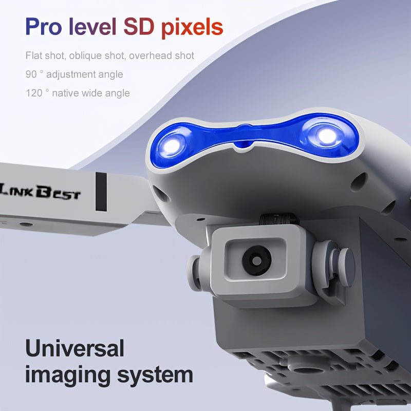 E99-PRO intelligent Drone + 3 Battery Set , Dual Cameras, Optical Flow Hover, 360 ° Flip, Folding Design, Perfectly Capturing Every Touching Moment, with Simple and Convenient Operation