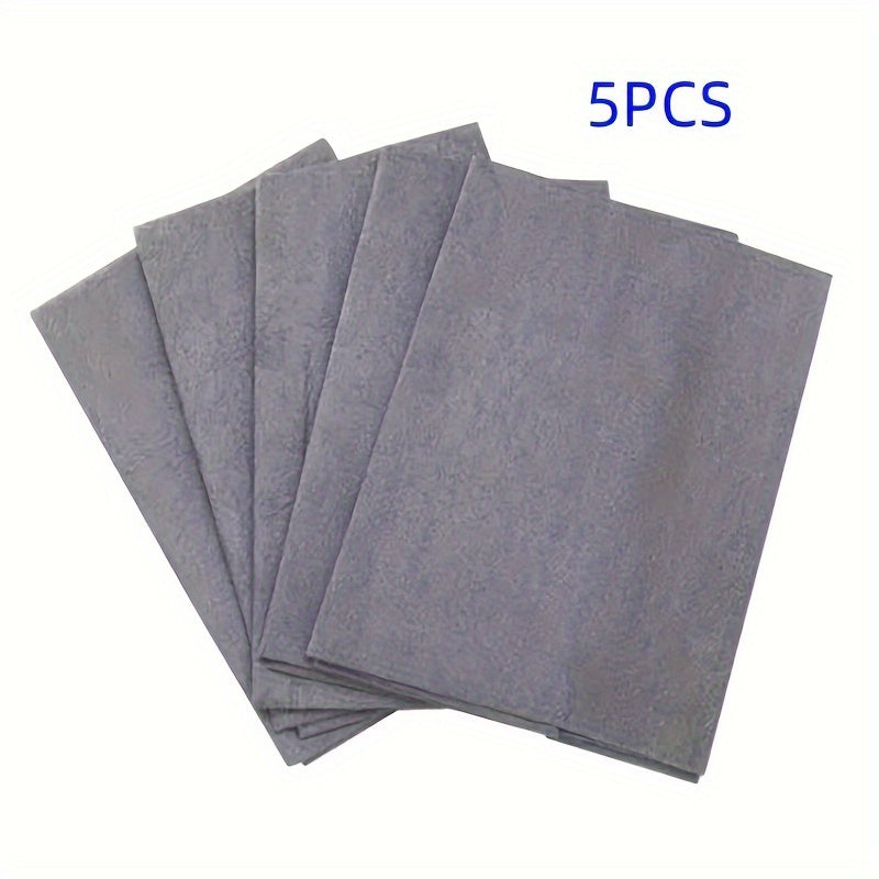 5 PCS Set of Magic Cleaning Cloth to Wipe the Glass without Leaving Marks, No Watermark to Wipe the Glass to Wipe the Mirror Artifact Bathroom Glass Door Windows Cleaning Accessories