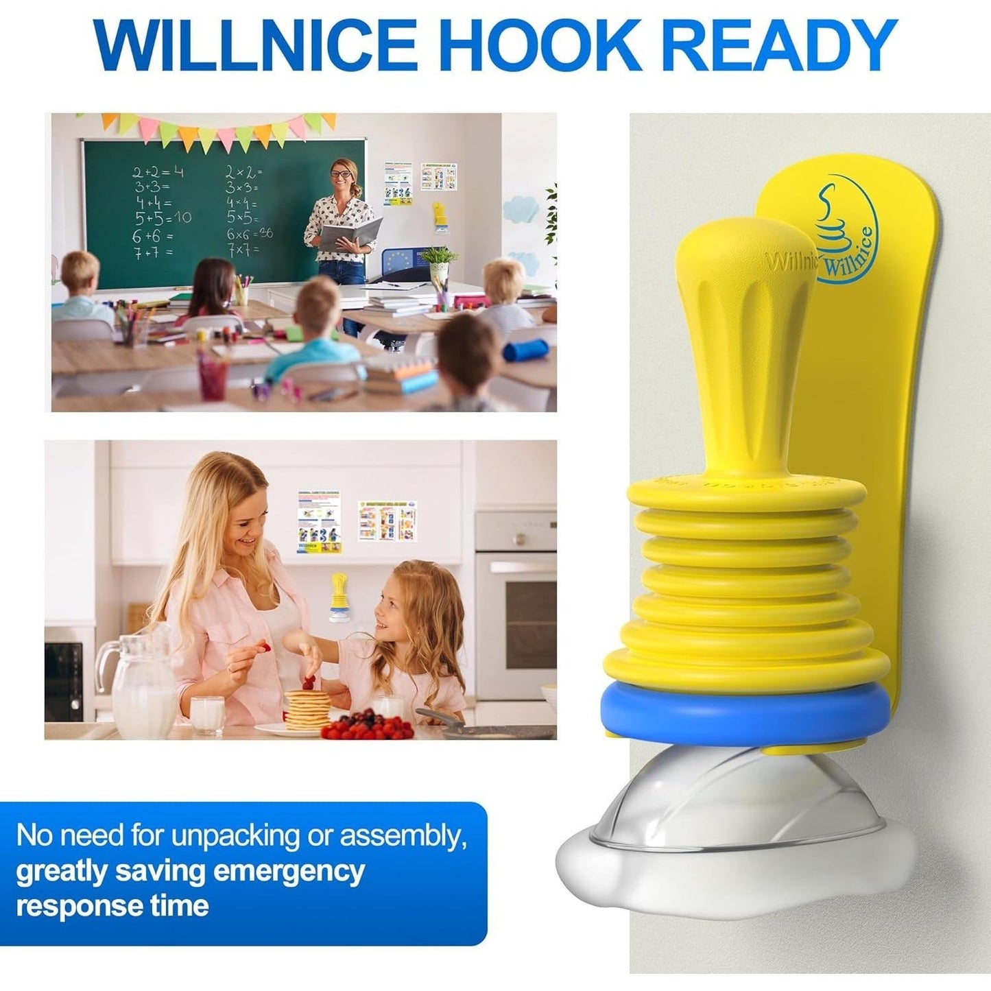 Full Set Anti-Choking Device, Choking Prevention First Aid Device (for Foreign Object Aspiration First Aid), Easy to Use & Portable, Suitable for Children and Adults, Essential for Home Emergency Preparedness (UK Version)