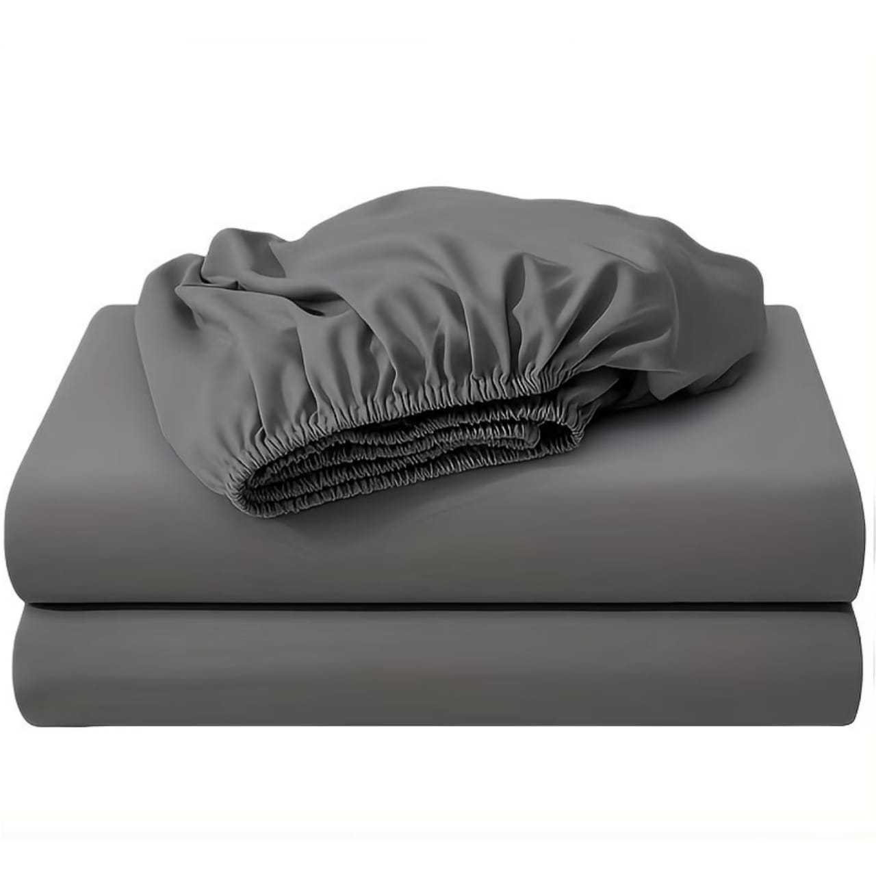12 Colorrs-40cm Deep Pocket Fitted Sheet – Extra Deep Elasticated Bed Sheet Designed for Thick Mattresses, Durable Long-Lasting Quality with Easy Care Fabric, Smooth Wrinkle-Resistant Finish and Perfect Snug Mattress Fit fo