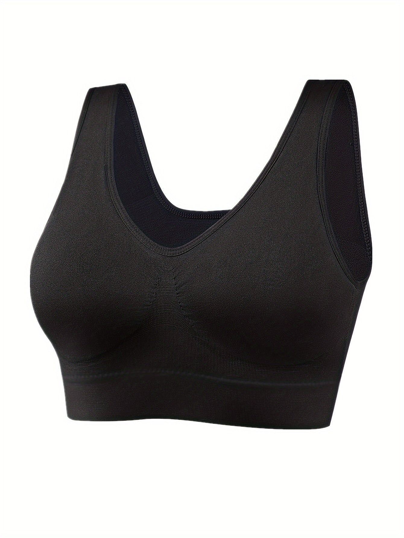 5 PCS Set XL-5XL Plus Size For Big Girls and Curvy Ladies No Padding/Underwire s Bras - Full-Coverage backless & Gymnastics Bras, Medium-Elasticity Sleeveless for (No Chest Pads, No Underwire) - Hand Washable for Lifestyles 5
