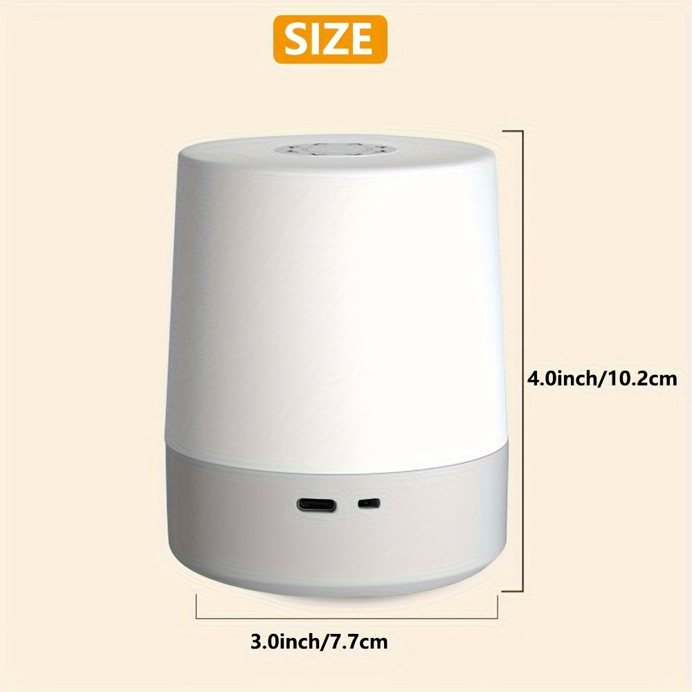 RGB Touch Dimmable Night Light Portable LED Small Night Light Smart Adjustable Brightness Bedside Table Lamp 16 Color Changing Lights - Color Changing Lamp with Adjustable Reading Light, Suitable for Bedroom, Bathroom, Living