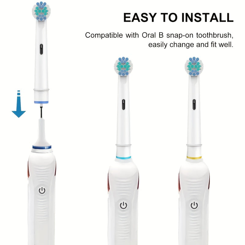 20/40 PCS Set Replacement Heads for Oral-B compatible electric toothbrush heads - Soft, durable replacement brush heads for enhanced oral care, 8/16/20/40 compatible Oral-B 1000/9600/3757/500/3000/8000/7500/7000/Pro replaceme