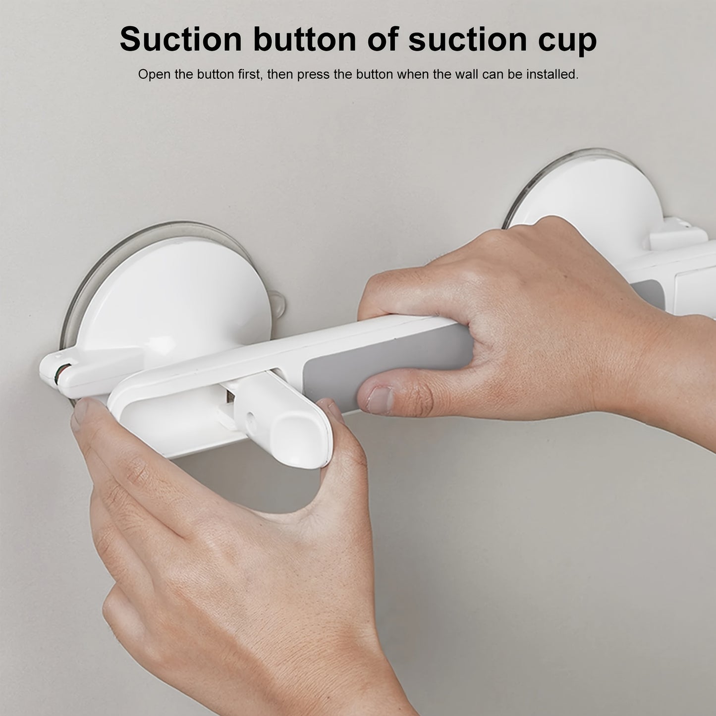 Safety Handrails Designed for Seniors, Requiring No Drilling, Featuring Non-Slip Suction for Easy Installation. Ideal for Tiles, Glass, And Hard Plastic Surfaces, Perfect for Use in Bathrooms, Restrooms, Living Areas, And Ki