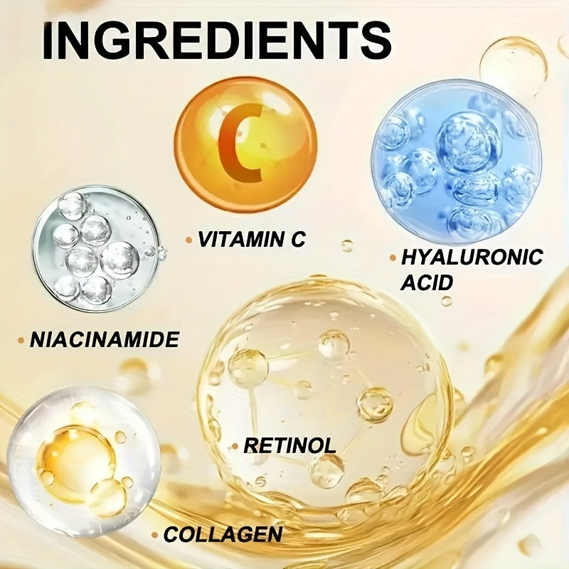 NEW 6-in-1 Instant Firming and Lifting Cream Deeply Moisturizes, Smooth Dry Skin, Enhances Radiance and Elasticity, Skincare, Makes Skin Look Younger, Contains Retinol, Hyaluronic Acid, Niacinamide, Vitamin C-E, Collagen, 60g