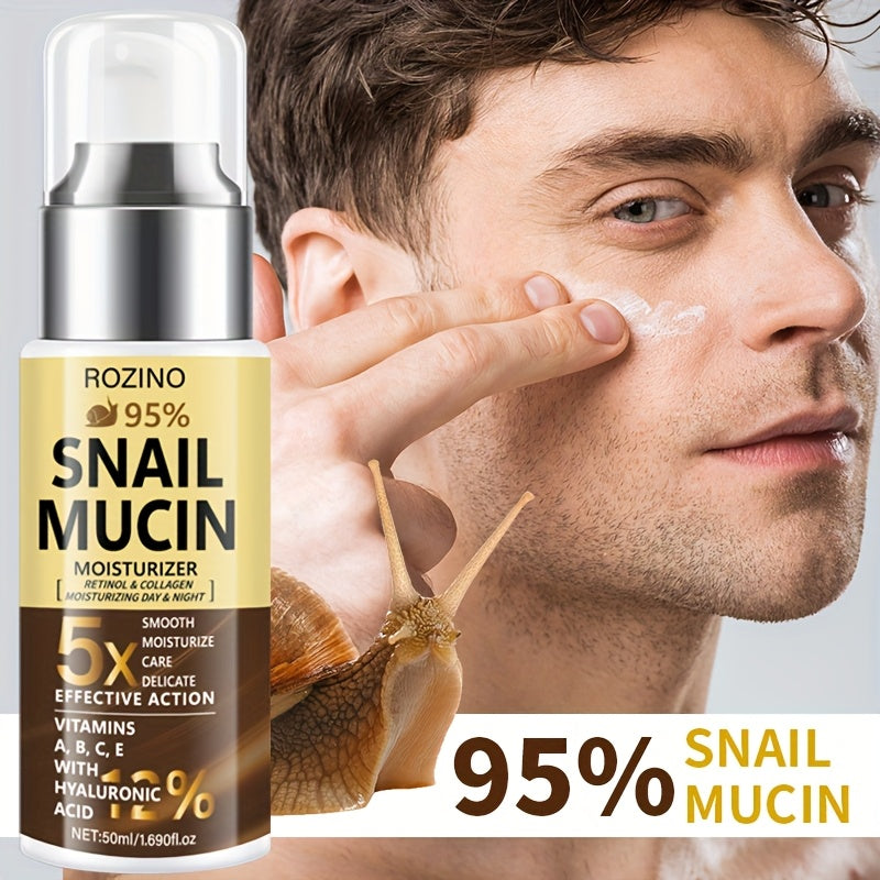 50ml Instant Lift Firm 95%Snail Mucus Moisturize Face Cream, Instant Face Lift Cream, 5X Efficacy, Look Reduced Face Wrinkles Dark Circles Appear, Improved Face Skin Aging Loose Dull Signs, Firm Lift Face Cream, for All Skin