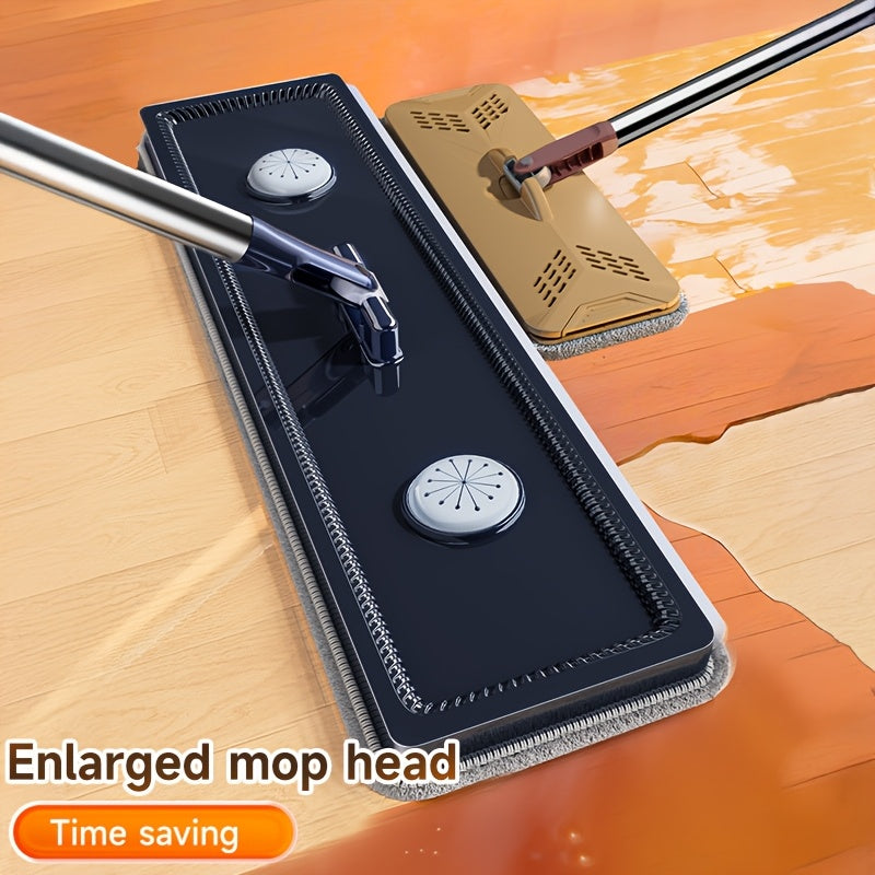 NEW Upgraded Mop and Bucket Set, Floor Cleaning Mop with Twister, Home Mop and Bucket Set with Twister, Long Handle Wall Mop Cleaner, Flat Mop and Bucket System, Cleaning Supplies, Cleaning Tools