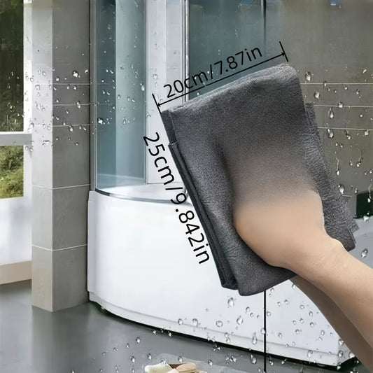 5 PCS Set of Magic Cleaning Cloth to Wipe the Glass without Leaving Marks, No Watermark to Wipe the Glass to Wipe the Mirror Artifact Bathroom Glass Door Windows Cleaning Accessories