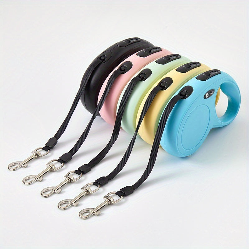 7 Colors Retractable Dog Leash | 10-foot ABS Leash for Outdoor Walking, Uncharged Power Mode