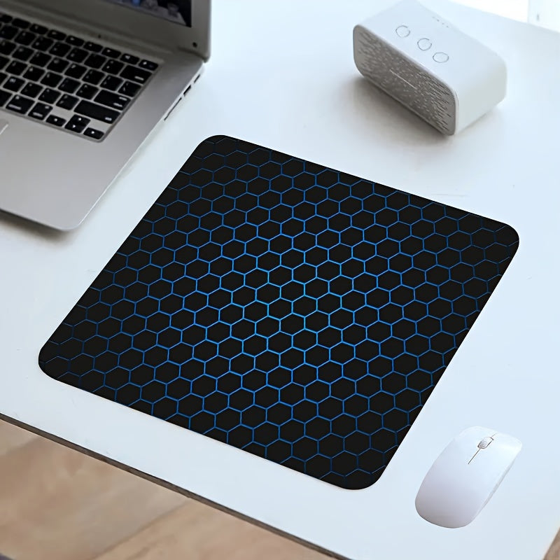 Anime Geometric High-Definition Gaming Mouse Pad, Mini Rubber Non-Slip Computer Office Mouse Pad, Keyboard Gaming Desk Mat for Home Office Computer Accessories