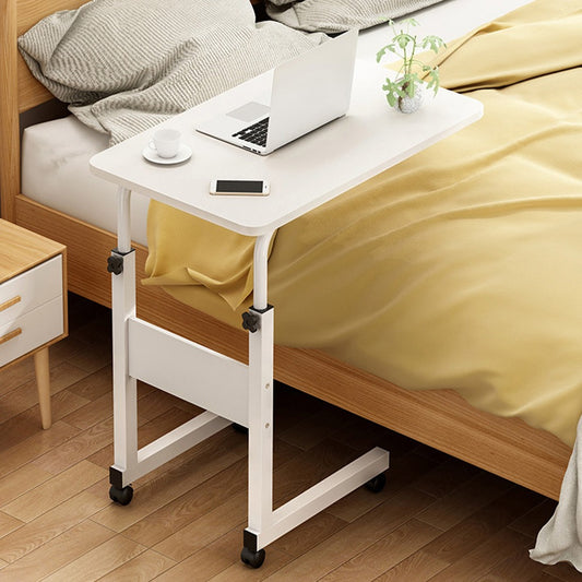 Adjustable Height Movable C-Shaped Laptop Desk, Bedroom Bed Side Table, Breakfast Tray Table, Nursing Dining Table, Study Writing Desk, Mobile Workbench, Sturdy And Durable