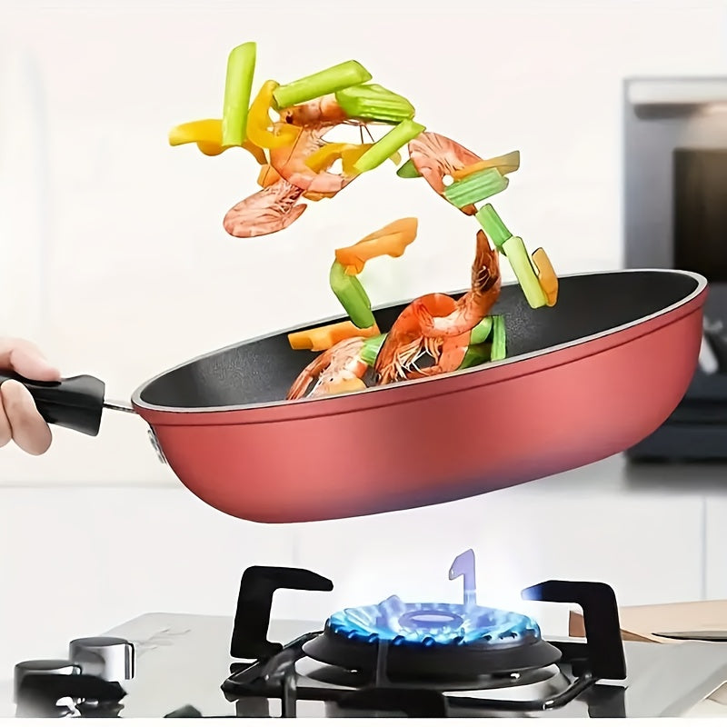 Non-Stick Lightweight, Smokeless, 24,5cm Frying Pan Suitable for Home Use, Perfect for Pancakes, Steaks, And Breakfast, Compatible with Gas Stoves And Induction Cookers Home Kitchen Accessories