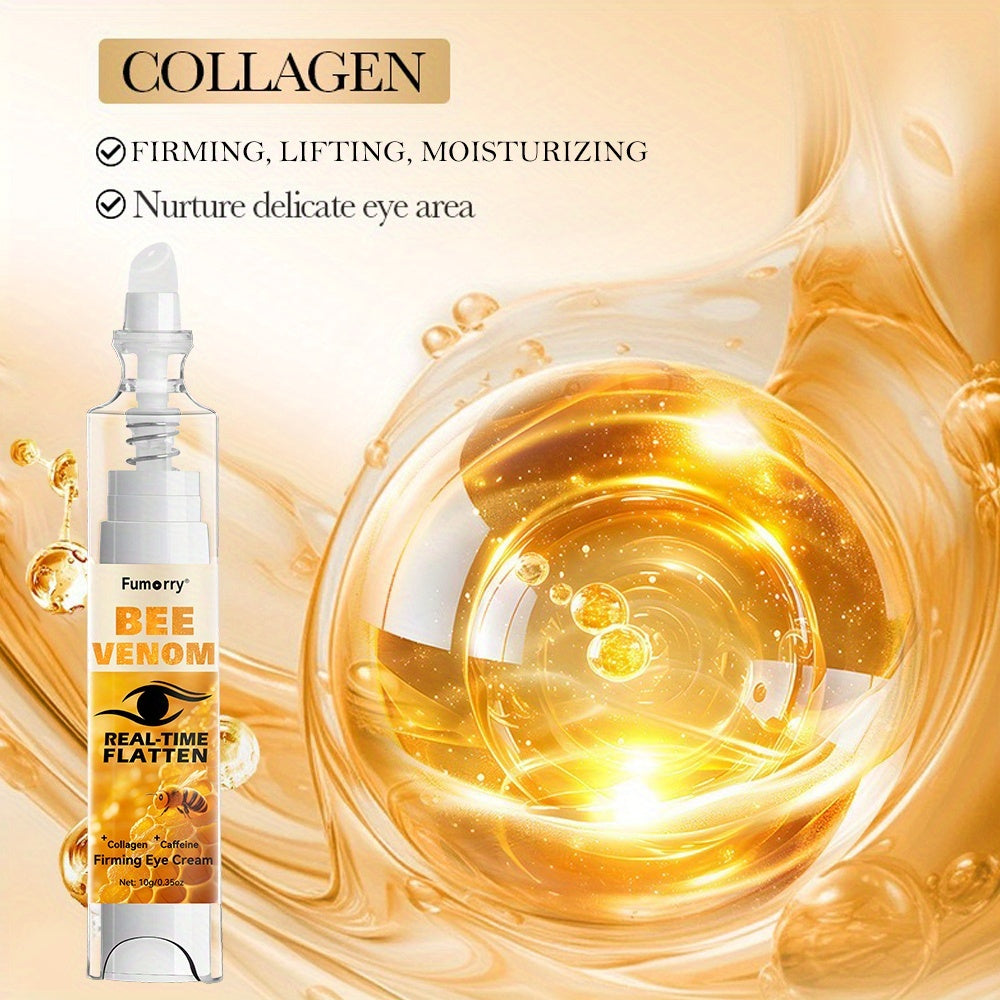 Instant Lifting & Firming Eye Cream with Bee Venom Collagen - for dark Circle, Puffiness, Wrinkles, for All Light Beige Types (Sensitive, Dry, Oily, Combination) Natural Ingredient, Easy Application, Skincare Routine, Christm