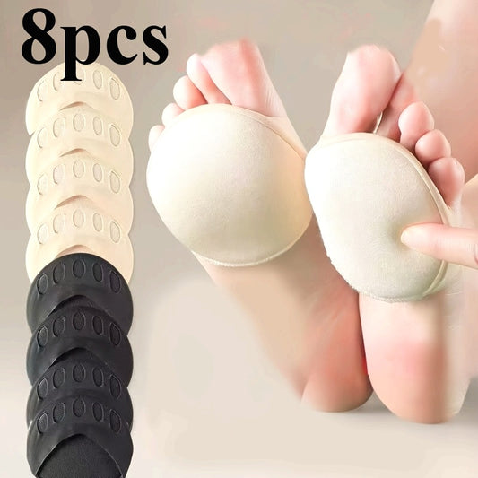 8pcs/4pairs Comfortable Invisible Shoe Insoles: High Elastic Arch Support, Suitable for Various Types of Shoes - Football Shoes, Casual Shoes, High Heels and Boots