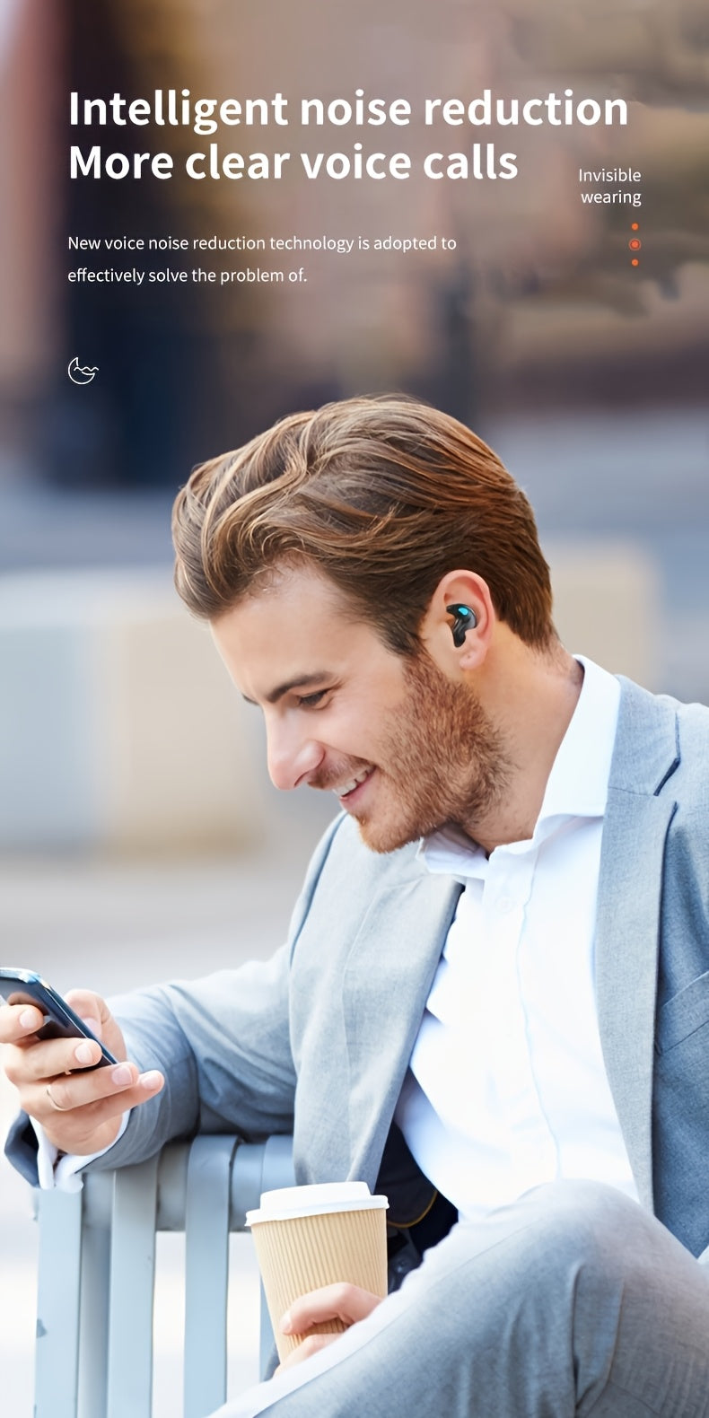 NEW Arrivals Wireless Earphones Feature Painless Wearing for Long Hours, High - Quality Heavy Bass Sound, Cool Lighting, Smart Digital Display, and Long Battery Life, Transparent Canopy.