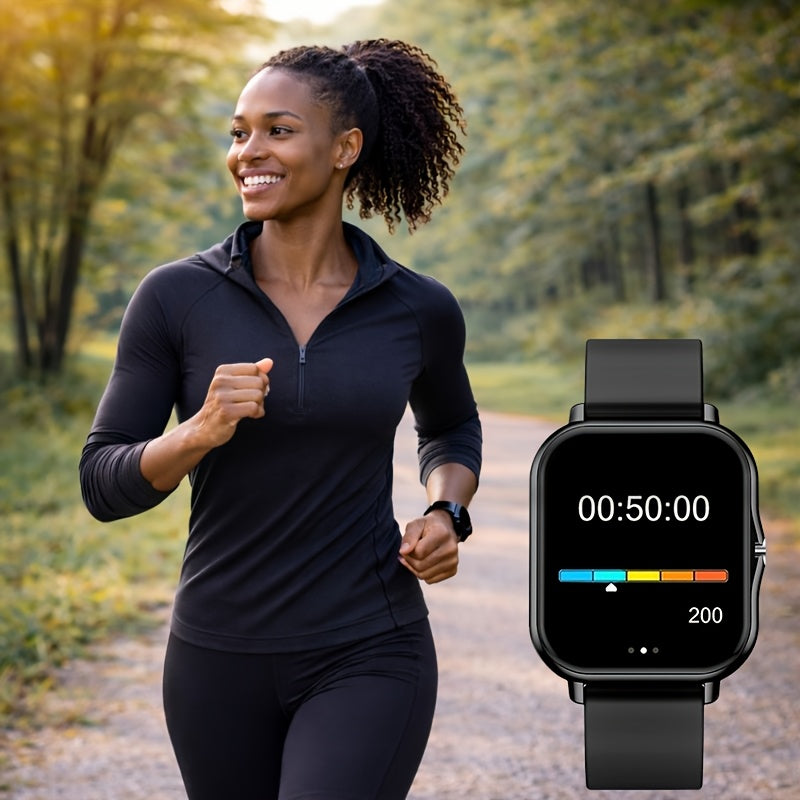 Full Touchscreen Smart Watch Compatible for Android & iPhone, Wireless Calling/Suitable for Android and iPhone, Wireless Smartwatch with 100+ Sports Modes, Alloy Case, Wireless 5.0, Phone Calls, Fitness Tracker for Men & Wome