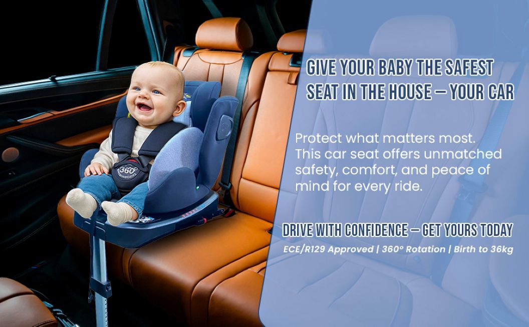Multi Recliner Swivel ISOFIX R129 360 Rotating Car Vehicle Padded Seat Booster for Stage 0123 Babies Safety Travel Accessories Safety Supplies