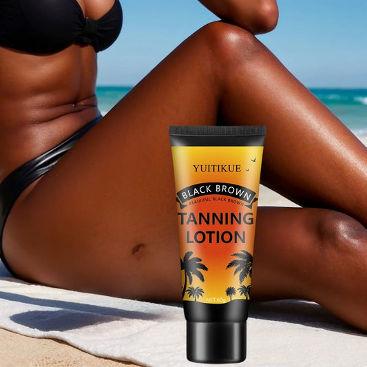 Instant Bronzer & Tanner - Quick Darkening Formula with 72 Long-Lasting Color, Paraben & -Free Self Tanning Lotion Suitable for Skin Types, Beach Vacation & Daily Use