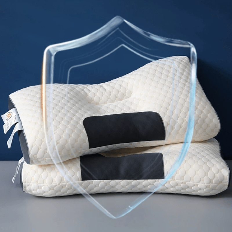 4pcs 3D Luxury Hotel Pillow Set, Neck Support Sleeping Pillows for Comfort & Relaxation, Premium Cover with Zipper Closure, 45*68cm