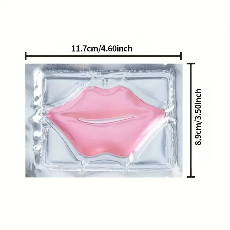20 PCS Set Collagen Crystal Lip Mask Moisturizes Dry Lips, Smooths Fine Lines, Deeply Hydrates, Makes Lip Skin Firmer And Younger, And Gives You a Pink And Fresh Mouth