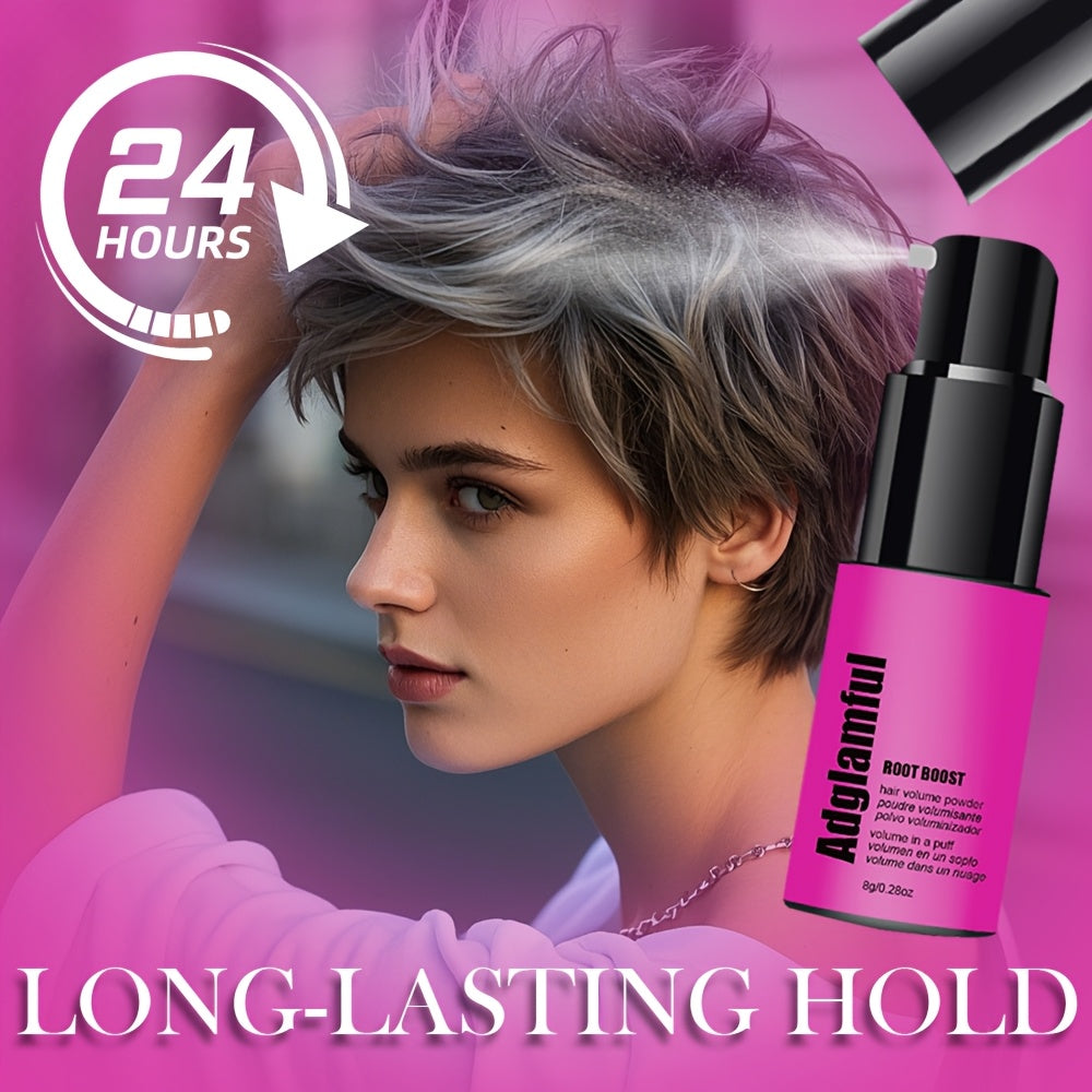Adglamful Hair Volumizing Powder Spray | Instant Volume, Long-Lasting Oil Control, Ideal for Travel, Business Trips, and Emergency Use