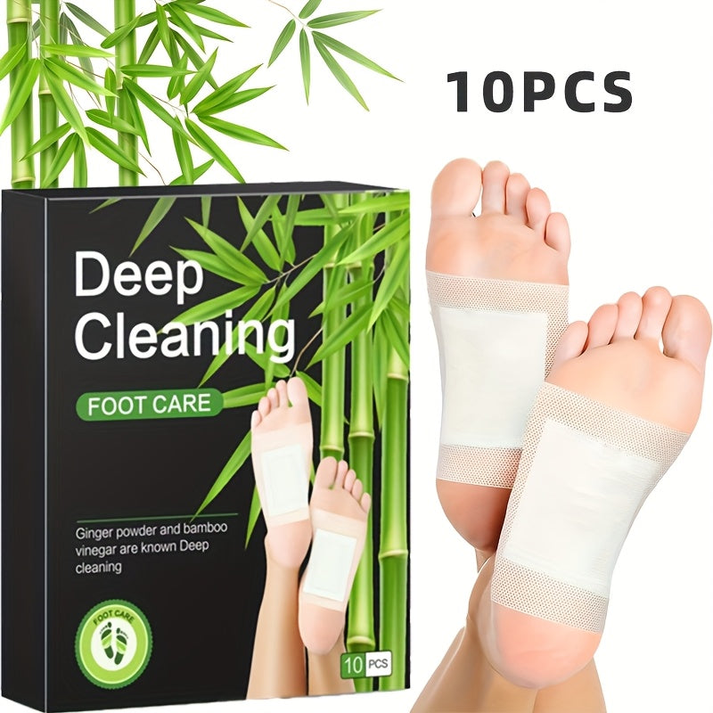 10 PCS Set Deep Cleaning Foot Pads, for Feet, Adhesive, Unisex, Gift, Portable