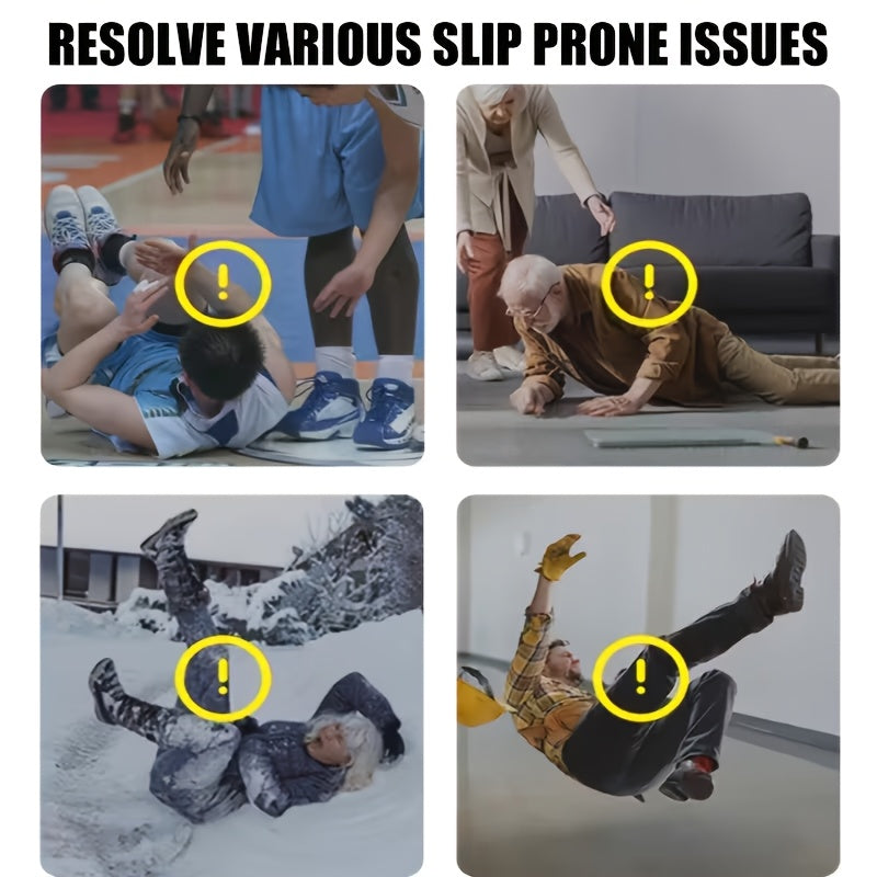 NEW Portable Anti-Slip Shoe Spray - Transparent Grip Enhancer for Rain, & Ice - Easy-to-Apply Stability Spray for Sneakers,, Footwear - Carry- Formula for Wet/Snowy Days & Winter Sports Accessories