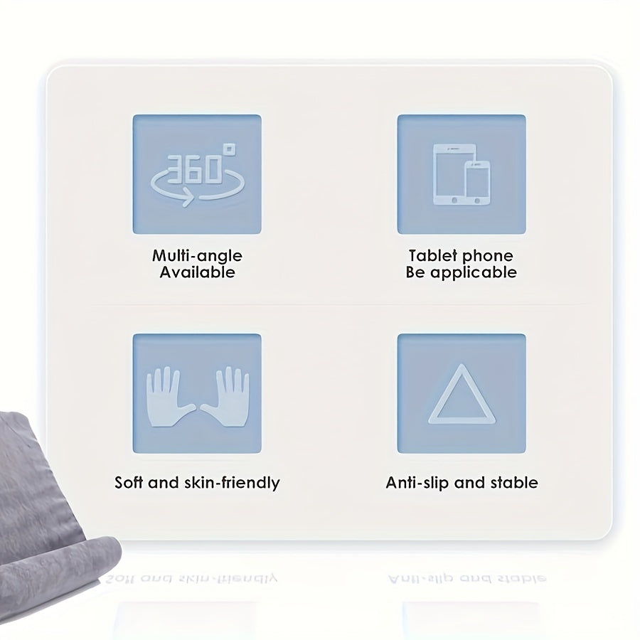 NEW Home Travel Multifunctional Reading Tablet Stand | Compressible to Various Angles, Sponge Rubber Material for Comfortable Viewing Computer Accessories