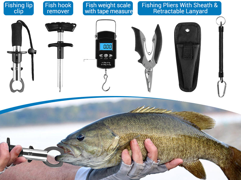 3 Layers 213 PCS Set Professional Fishing Tackle Box with Fishing Lures Kit Fishing Accessories Set Baits Hook Jig Gear Fishing Tool Case Gift