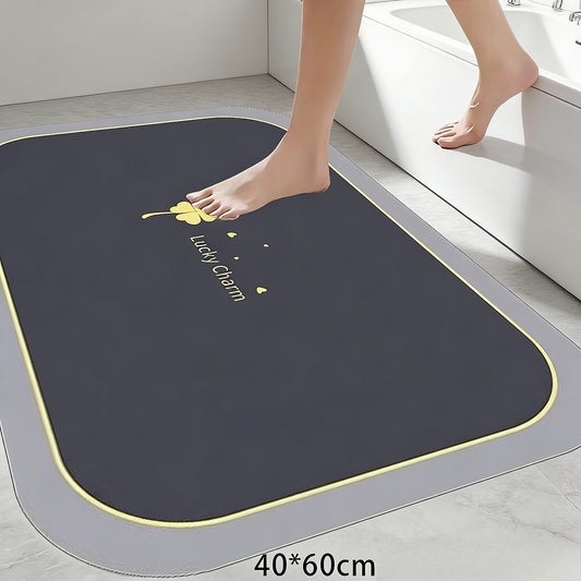 NEW Diatomite Bath Mat - Super Absorbent Quick-Dry Non-Slip Bathroom Mat for Shower Bathtub Kitchen RV Home Bathroom Accessories