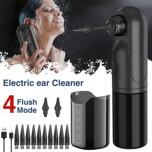 Full Set Professional Ear Wax Remover Kit - Dual-Chamber Isolation Tech, 3-Mode Pressure Control, 11 Tips with Warm Water & Visible Waste Tank, USB-C Charging, Ideal for Soft & Hard Earwax, Efficient Ear Cleaning Solution|Dig