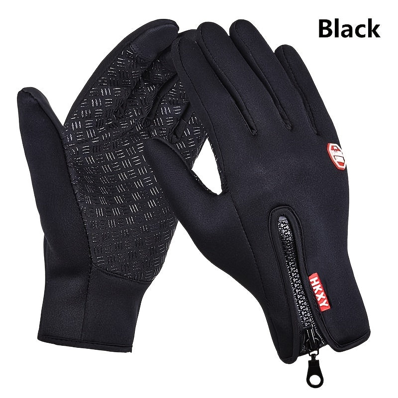 Men's and Women's Outdoor Touchscreen Windproof Gloves - Full-Finger Design, Warm-Keeping, Gloves for Cold Weather, Winter Gloves |Stylish Glove Design |Warm Gloves