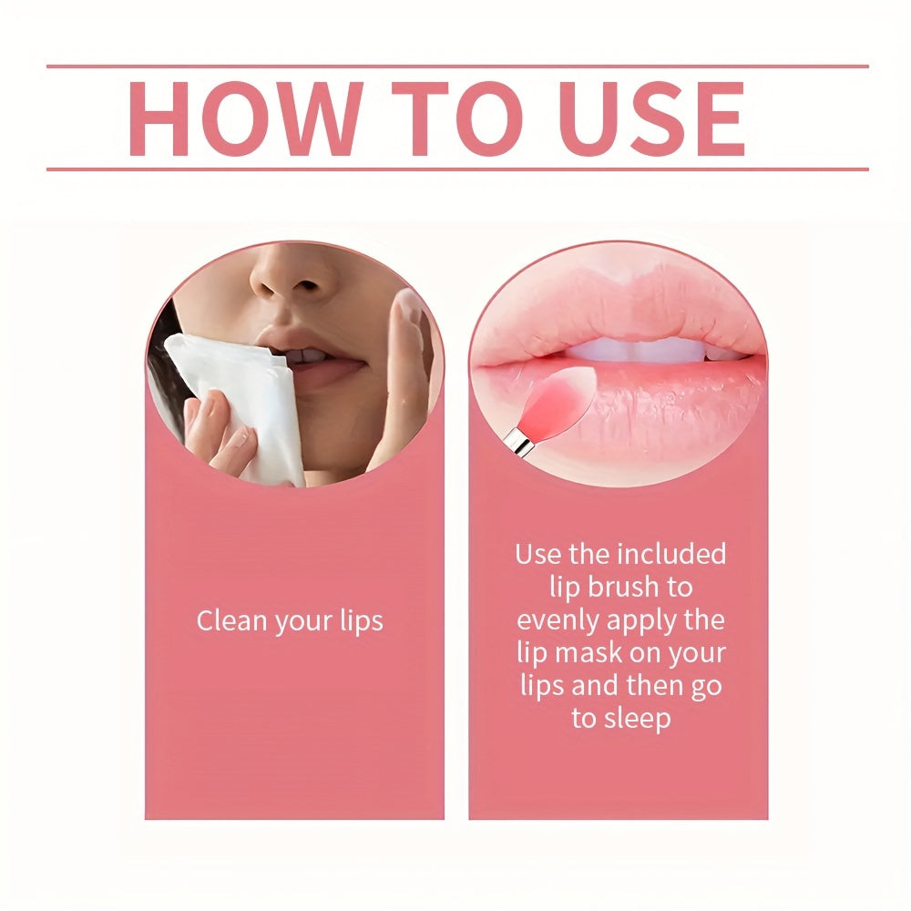 Lip Collagen - Large Capacity of, a Nighttime Lip Mask Designed to Moisturize And Nourish The Skin of The Lips, Addressing Dark Lips And Making Them Fuller