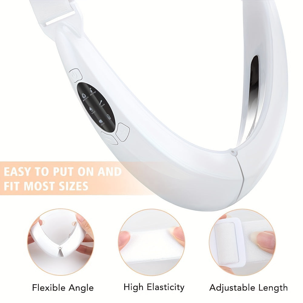 Portable V-Face Massager, V-Line Facial Lifting Device, USB Rechargeable Facial Massager - White, a Gift for a Friend