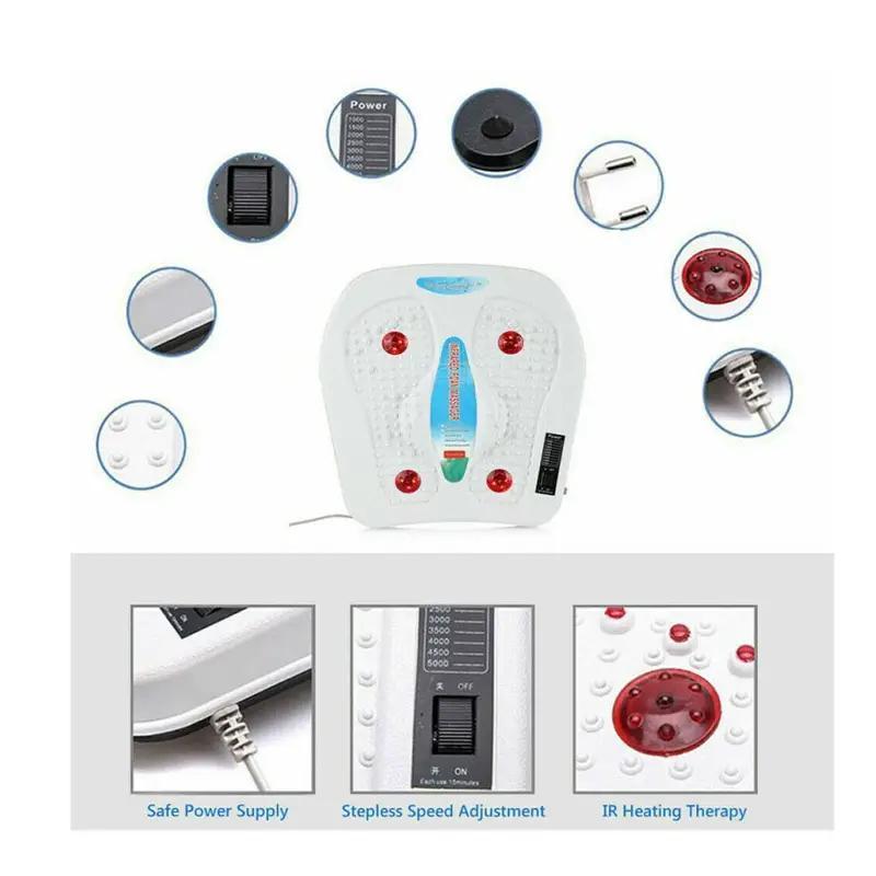 NEW!! Foot Leg Vibration Blood Circulation Enhancer Foot Massager with Heating 9 Modes Health Care Accessories Massage Devices