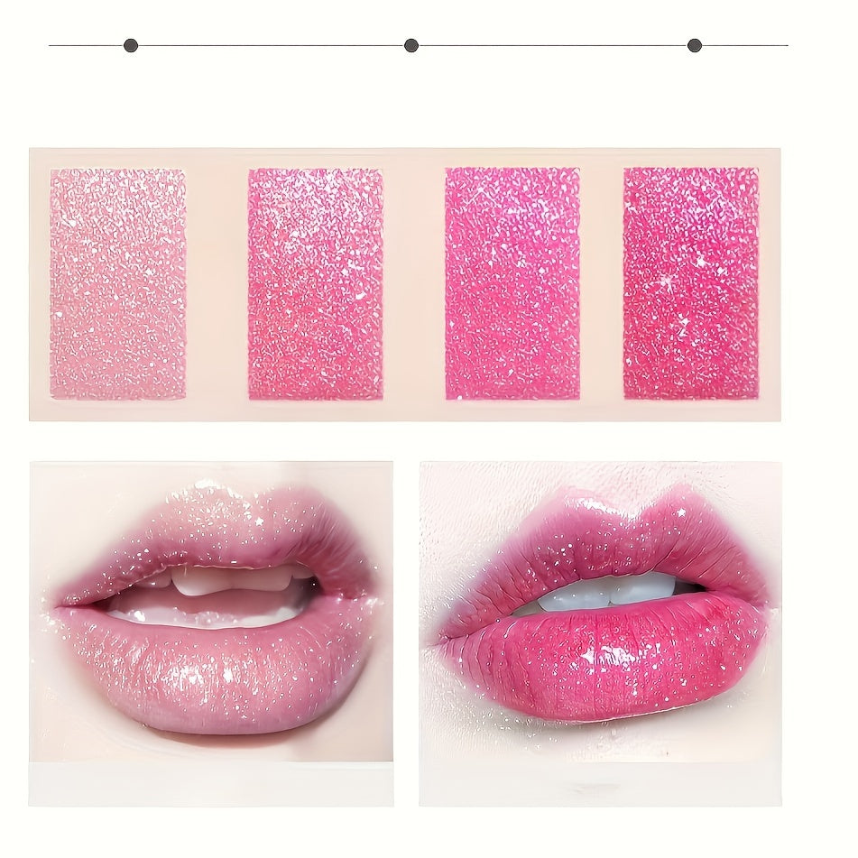 8 Colors Luxury Rose Smoke Powder, Bright Starry Sky, Glossy Velvet Texture, Durable, Make Your Lips Shiny, Waterproof, Anti-fouling. Gifts for Women. Ladies Cosmetic Accessories