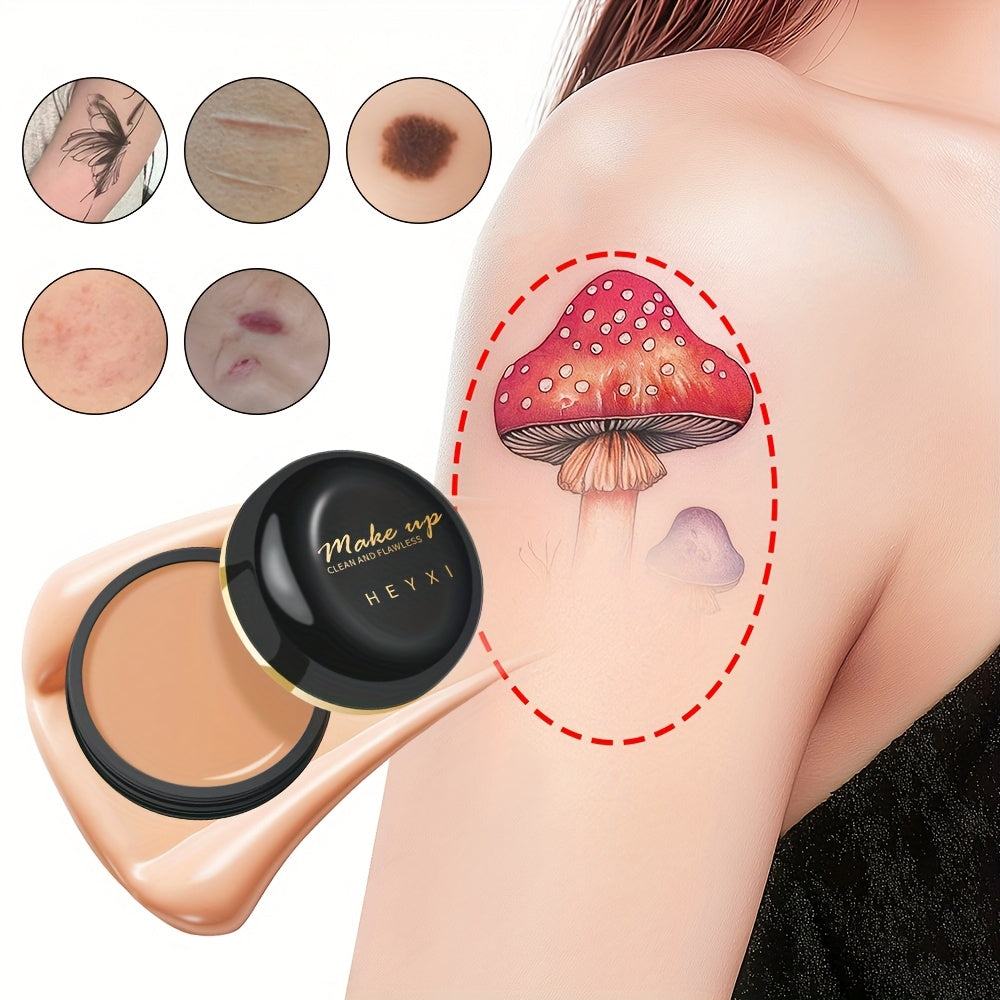 2 PCS Set Full Coverage Concealer - Waterproof, Matte Finish, Suitable for All Skin Tones, Hides and Dark Spots, Long-Lasting, Multi-Color, Plant-Based Formula