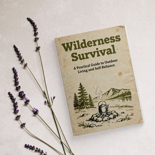 Wilderness Survival Journal for Camping, Hiking & Bushcraft – Outdoor Skills Bible with Fire-Making, Shelter Building, Water Purification, Hunting & Emergency Tips for Preppers & Nature Lovers