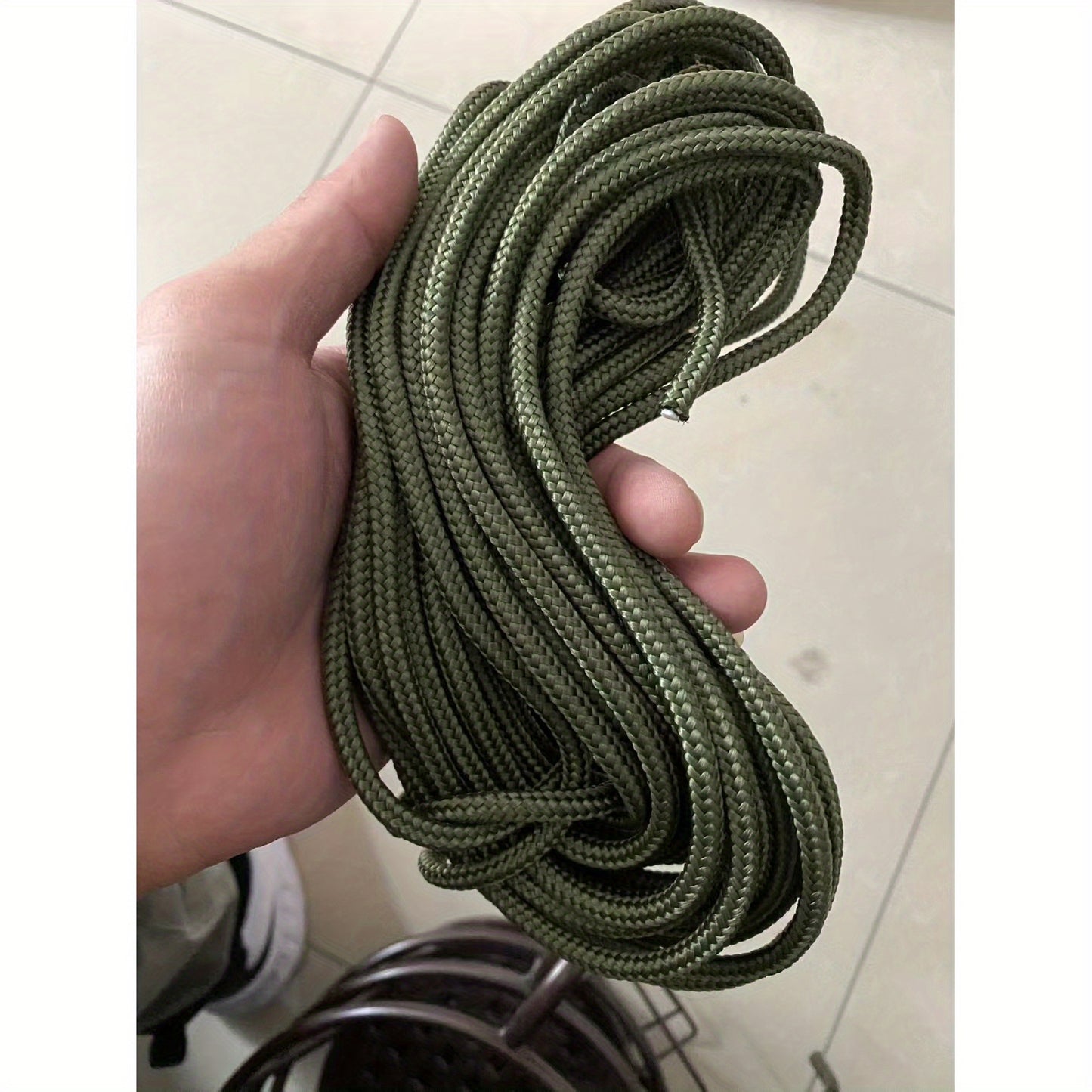 100M High Strength Green Rope | Durable & Weather-Resistant, Suitable for Camping, Survival, Fishing, and Hiking - For Outdoor Enthusiasts
