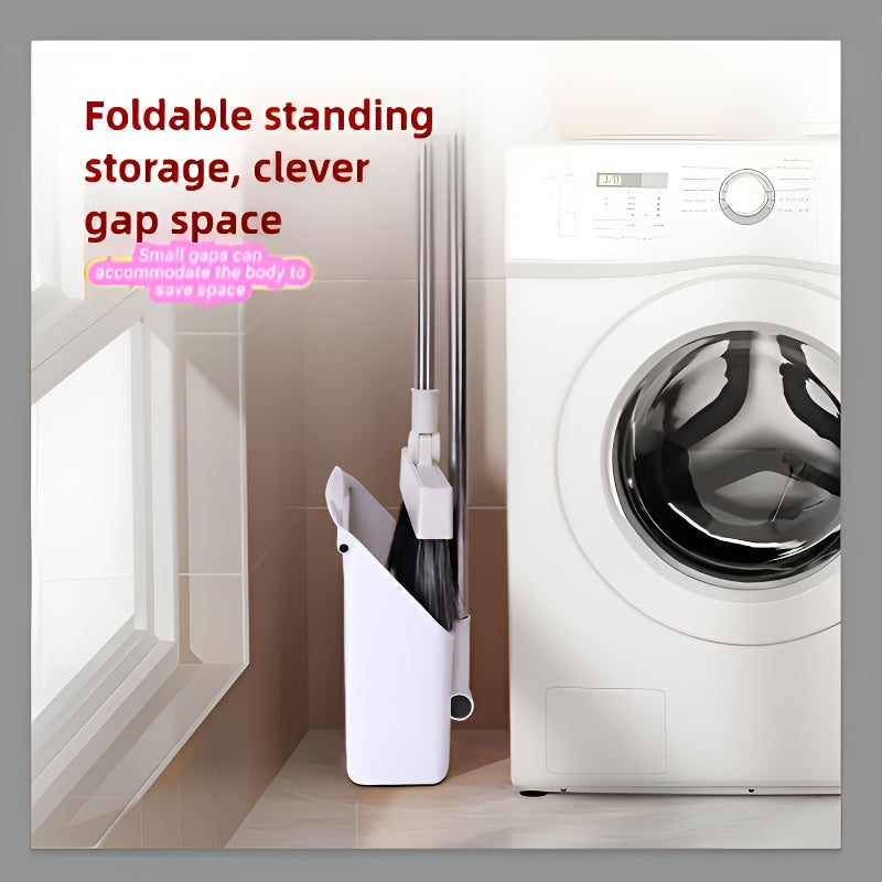 3-in-1 Set Home Cleaning Kit: Soft Bristle Broom, Dustpan & Brush Combo - Non-Stick Hair, Ideal for Home, Office, School, Dorm - Perfect Christmas Gift, Cleaning Brush