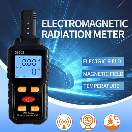 3 in 1 Paranormal  EMF Electromagnetic Radiation Detector: Ghost Hunting Spirits Searching Top Quality Device Electric Field, Magnetic Field, and Radiation Tester (Battery Not Included) Paranormal Supplies